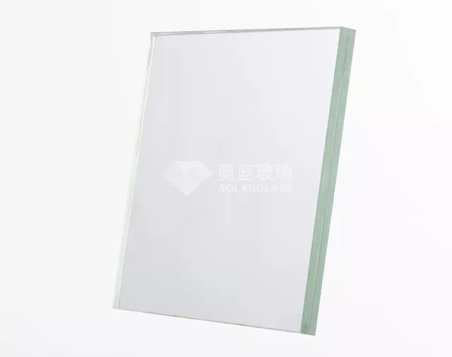 White laminated glass